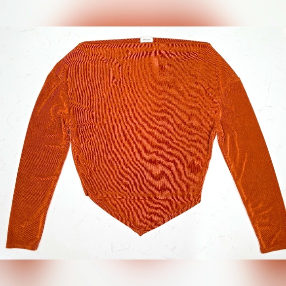 Le Lis Tops - LeLis Collection Gold Bronze Lightweight Long Sleeve Blouse Size Large